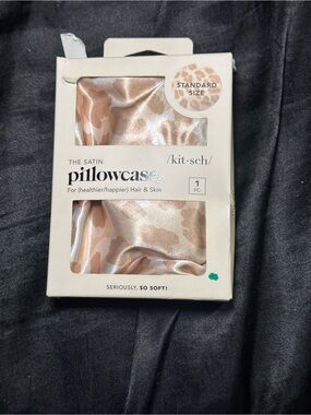 NWB Kitsch Satin Standard Size Pillowcase